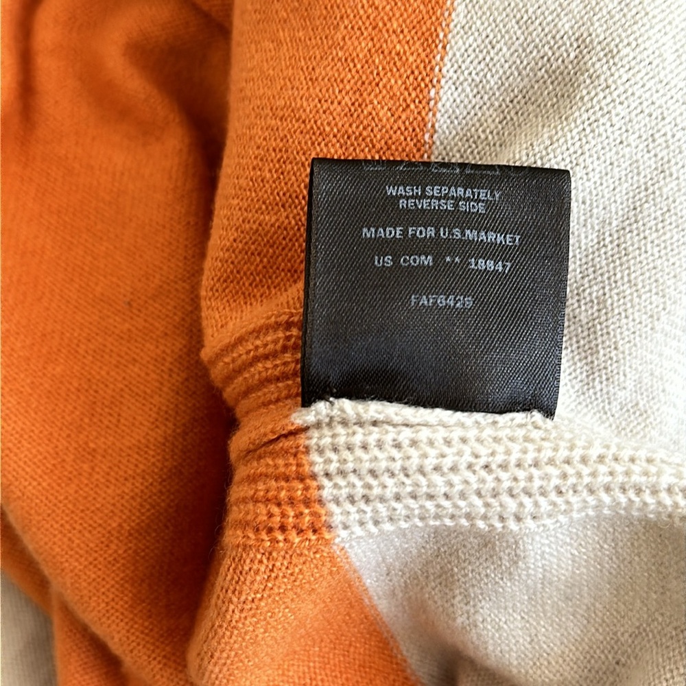 New Loro Piana 100% cashmere boatneck bateau colorblock knit pullover sweater - Picture 16 of 16